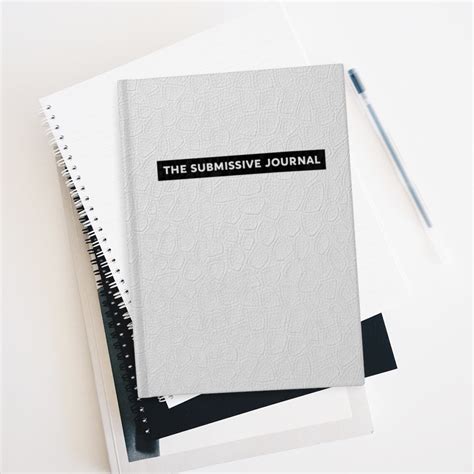 The Submissive Journal Blank Hardcover Bdsm Etsy