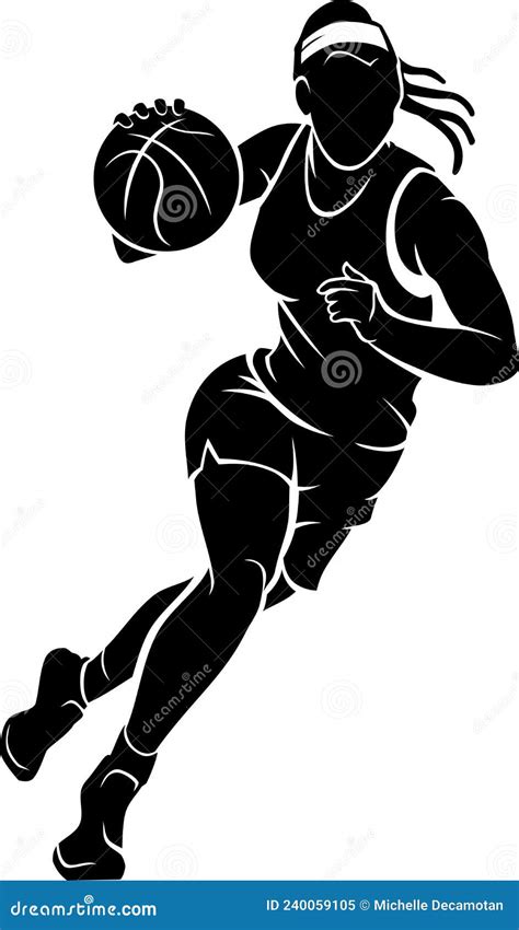 Girls Basketball Silhouette Clip Art Images Wikiclipart My Xxx Hot Girl