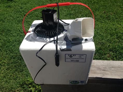 The chosen candidate for this experiment is the redneck air conditioner, brought to us by the reliable folks filming themselves doing reasonable things on youtube. Ice Chest air conditioning Ice Chest Air Conditioner | Ice ...
