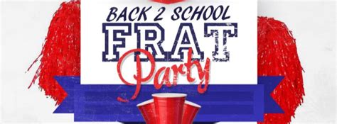 Back To School Frat Party Side Bar Sydney