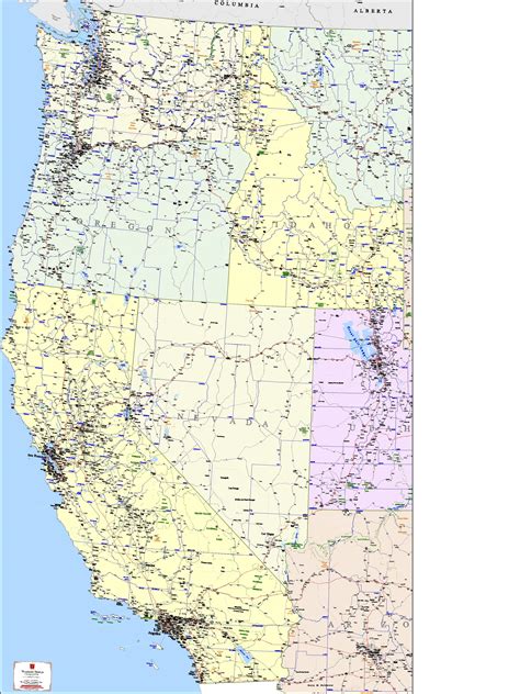 West Coast Map Of Usa Map