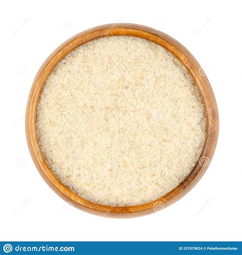 Ground Psyllium Seed Husks Maize Flour And Buckwheat Flour Royalty