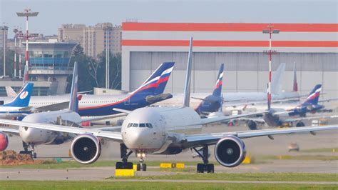 Moscou Fédération De Russie 12 Septembre 2020 Boeing 777 Des