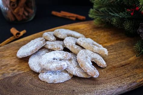 Austria's most popular christmas cookie are undoubtedly the vanillekipferl. Vanilla Kipferl (Austrian Christmas Cookies) - The Bitter Olive | Recipe in 2020 | Christmas ...