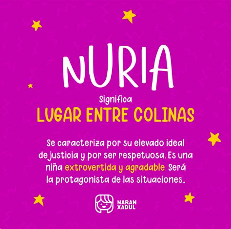 Significado Del Nombre Nuria