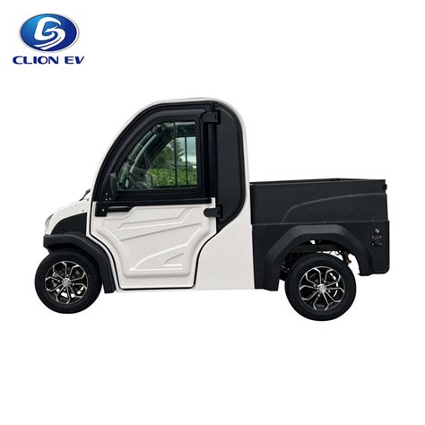 White Mini 4 Wheels 2 Seater Chinese New Electric Pickup Truck China