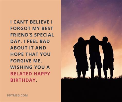 Happy Belated Birthday Quotes For Friends