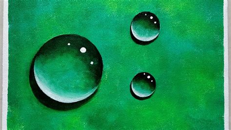 How To Paint Water Drops In Acrylic Paintingstep By Step Acrylic