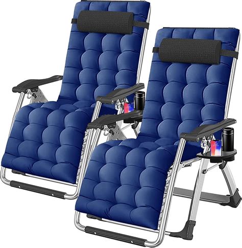 Buy Zero Gravity Chair Premium Lawn Recliner Folding Portable Chaise Lounge With Detachable
