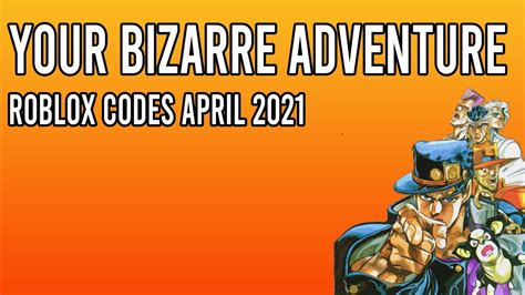 We have prepared all the details for you. Your Bizarre Adventure Codes : The Fastest Way To Get ...
