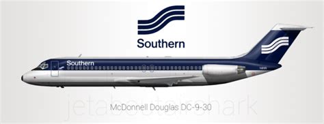 Southern Airlines Dc 9 30 Re Create By Airshark Gallery Airline