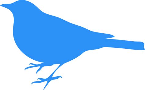 Baby Blue Bird Clip Art At Vector Clip Art Online Royalty