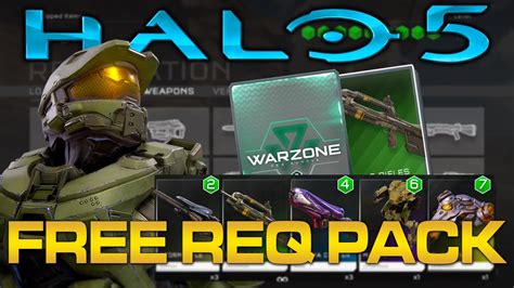 Halo 5 Guardians Free Promotional Req Pack And Emblem Halo Channel
