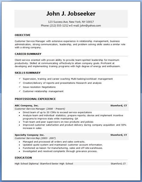 Download hundreds of resume/cv templates for free. Free Resume Samples Download | Sample Resumes