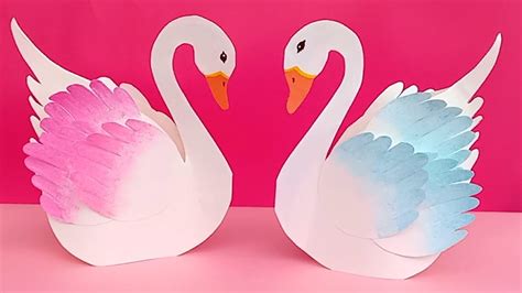 Diy Paper Crafts For Kids Paper Swanhow To Make Swan
