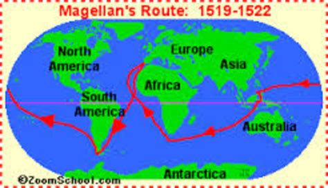 Ferdinand Magellan Expedition Map