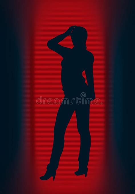 Posing Lady Silhouette Stock Illustration Illustration Of Person
