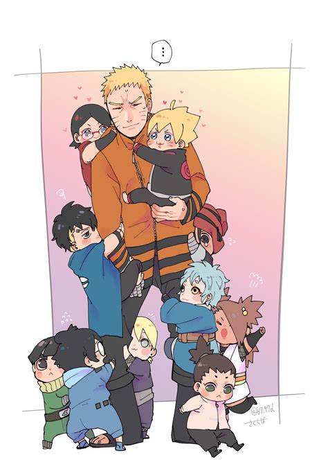 Naruto With Babies Boruto Club Fan Art 43464952 Fanpop Page 3