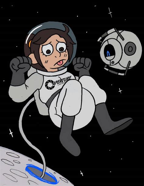 Chell In Space By Zal034 On Deviantart