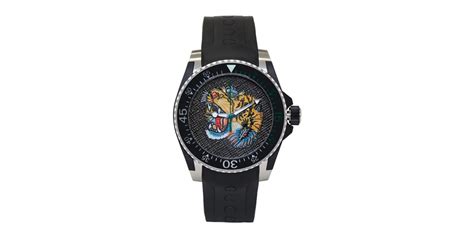 Gucci Tiger Emblazoned Dive Watch Hypebeast