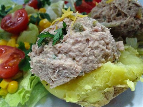 POMME DE TERRE FARCIE AU THON ww 5pp