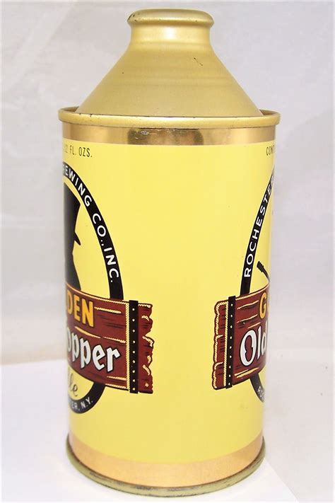 Lot Detail Golden Old Topper Ale Cone Top Beer Can