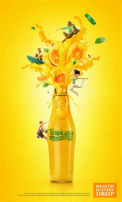 Tropicana Juice Icon Advertising On Behance Creative Advertising