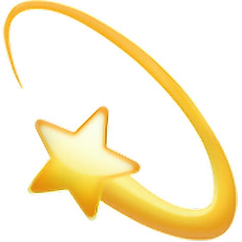 Star Emoji Emojisticker Sticker Nona Png Png Clipart Shooting Star