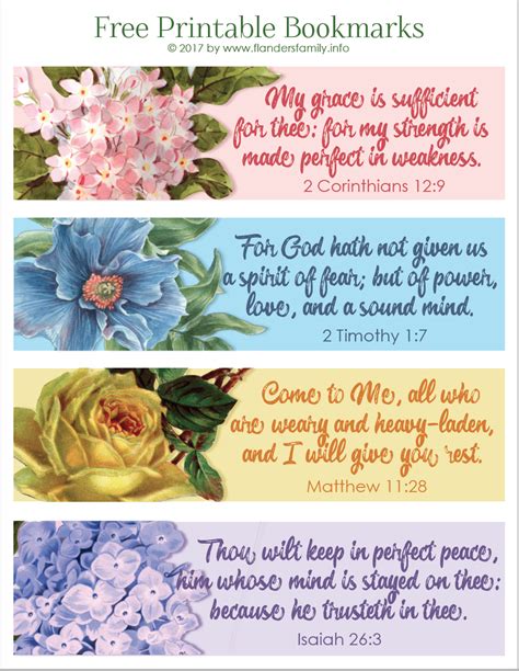 Free Printable Inspirational Bible Verses Free Printable