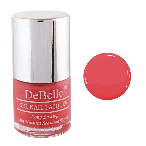 Buy Debelle Gel Nail Lacquer Princess Belle Coral Orange Nail Polish