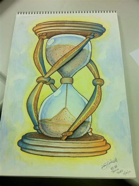 Hourglass Watercolor By Teryakisan On Deviantart Watercolor