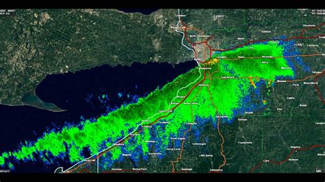 31 Hour Radar Loop Buffalo New York Lake Effect Snow 1117 111814
