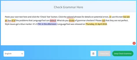 Checker of grammar online, spelling and punctuation checker is a free service for correcting mistakes provided by 1text.com. This Grammar Check Tool Fix Your Grammatical Mistakes for ...
