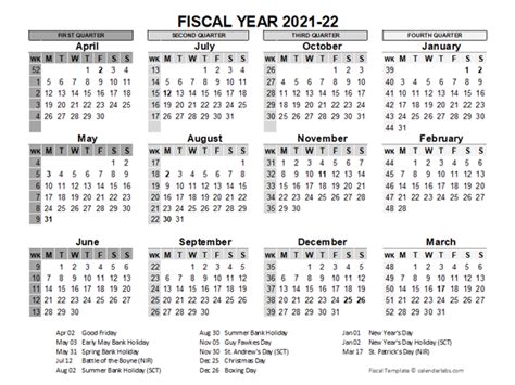 2021 2022 Holiday Calendar