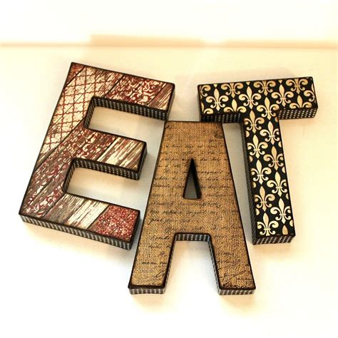 Many of the letters are particularly suited for use as drop caps. EAT Letters Custom Names Words on Luulla