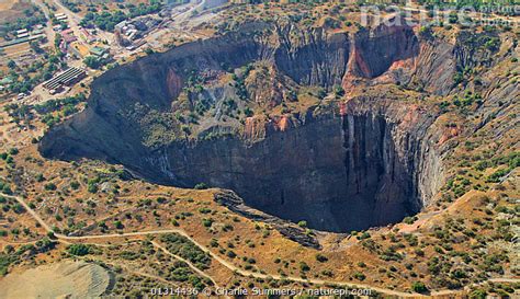 Nature Picture Library Aerial View Of The Big Hole Diamond Mine At