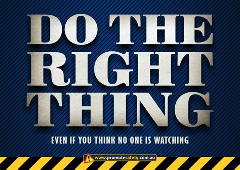 Workplace Safety And Health Slogan Do The Right Thing Safety Slogans