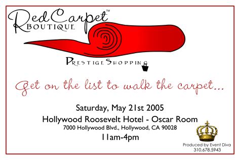 Time To Walk The Red Carpet Prestige Entertainment Shopping Event
