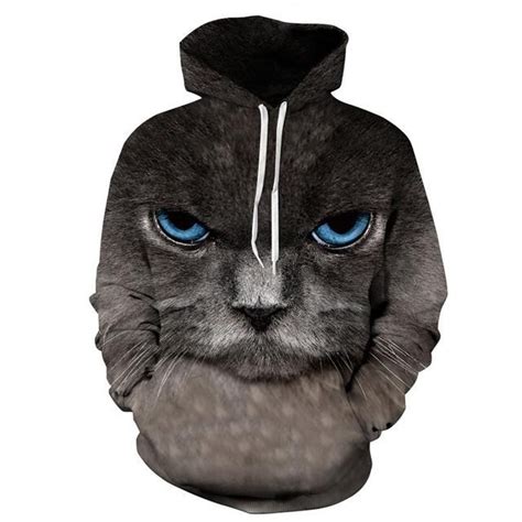 Cat Face Tshirt Hoodie Sweatshirt Cameow Sweatshirts Hoodie