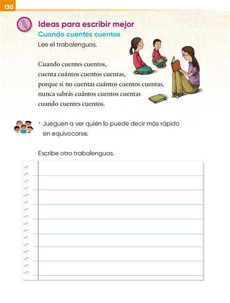 Lengua Materna Español Segundo Grado 2020 2021 Página 130 De 225 Libros De Texto Online