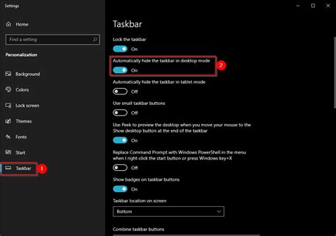 How To Auto Hide Taskbar When Opened Window Maximized In Windows Gear Up Windows