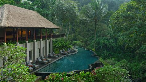 Infinity Riverside Pool Maya Ubud Resort And Spa