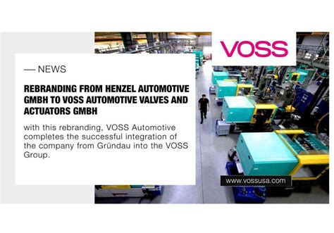Vossusacom Henzel Rebranded As Voss Automotive Valves And Actuators