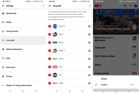 Youtube Tv Gets A Customizable Live Channel Guide Screen