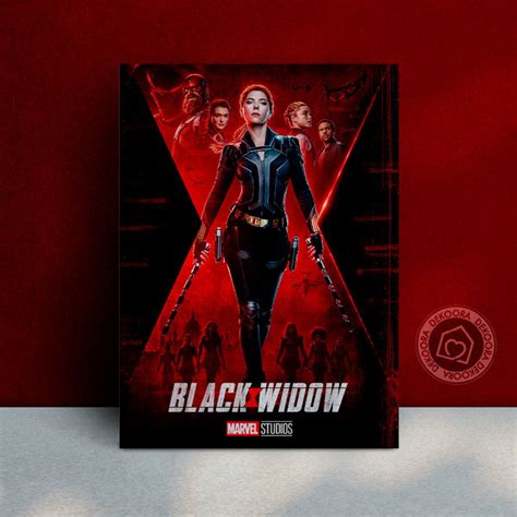 Placa Decorativa Viúva Negra Black Widow Marvel Elo7