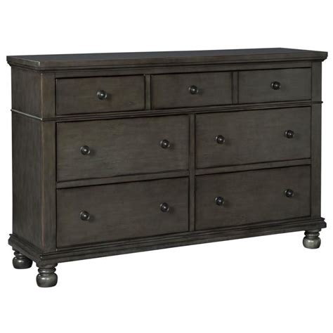 Each of the drawers have double panel fronts with black iron ring pulls. Devensted dresser | Inviting home, Dresser with mirror ...
