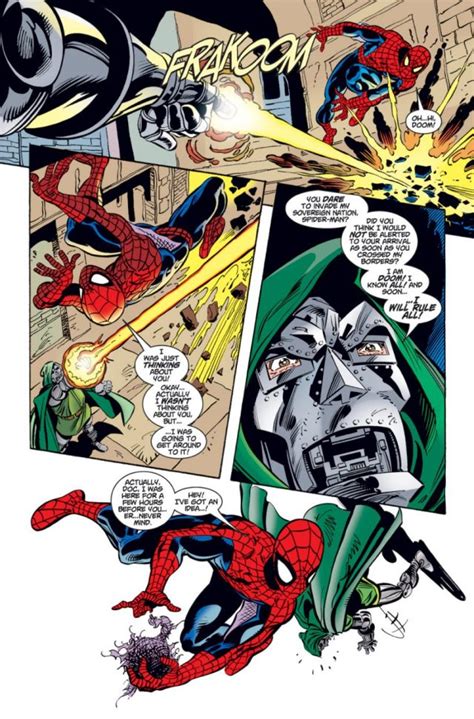 Spider Man Vs A Doombot Comicnewbies