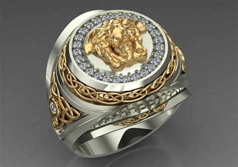 Versace Ring For Men Cgtrader