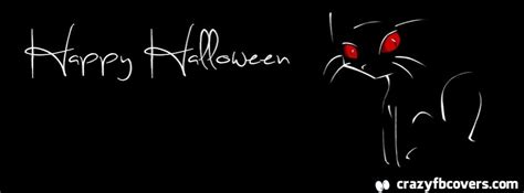 Black Cat Happy Halloween Facebook Cover Facebook Timeline Cover