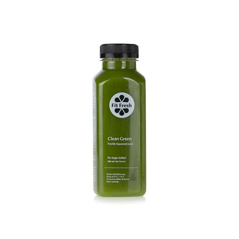 Fit Fresh Clean Green Juice 330ml Waitrose Uae And Partners